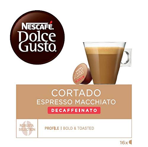 CAFE NESCAFE DOLCE GUSTO CORTADO DESCAFEINADO 16 CAP