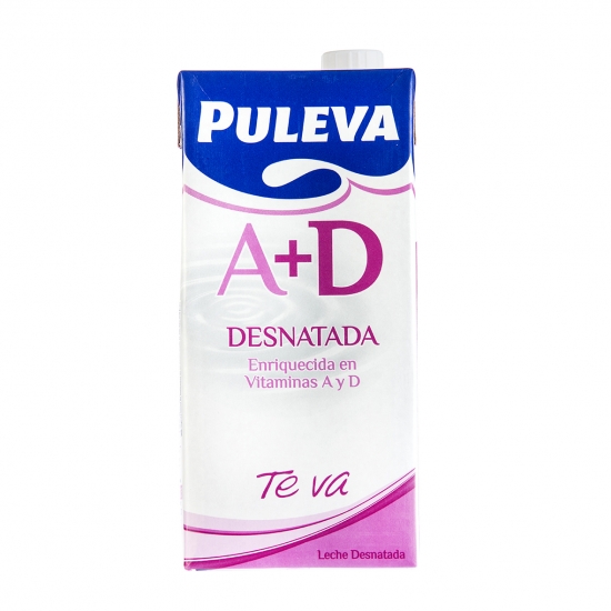 LECHE PULEVA DESNATADA A+D 1L